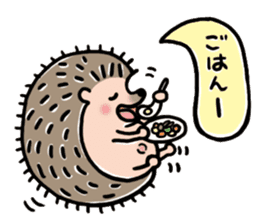 FRYING HEDGEHOG !? sticker #5720601