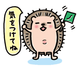 FRYING HEDGEHOG !? sticker #5720604