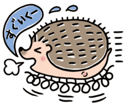 FRYING HEDGEHOG !? sticker #5720605