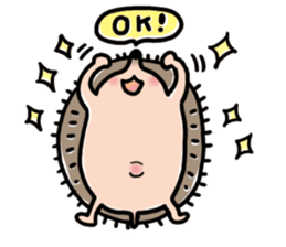 FRYING HEDGEHOG !? sticker #5720606