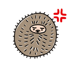FRYING HEDGEHOG !? sticker #5720609