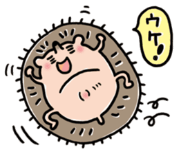 FRYING HEDGEHOG !? sticker #5720612