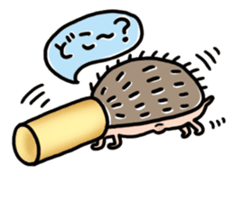 FRYING HEDGEHOG !? sticker #5720614