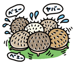 FRYING HEDGEHOG !? sticker #5720623