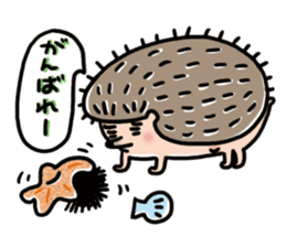 FRYING HEDGEHOG !? sticker #5720624
