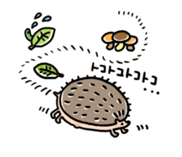 FRYING HEDGEHOG !? sticker #5720629