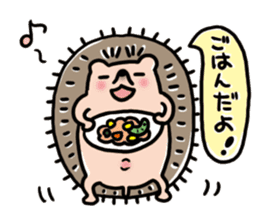 FRYING HEDGEHOG !? sticker #5720631