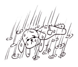 Friends only dog sticker #5720681