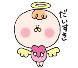 Angel and Devil who imitates angel sticker #5721118