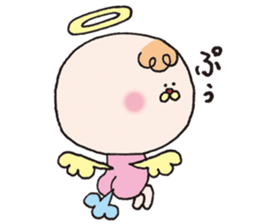 Angel and Devil who imitates angel sticker #5721120