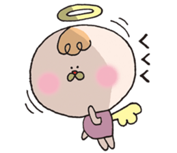Angel and Devil who imitates angel sticker #5721124