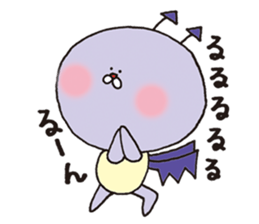 Angel and Devil who imitates angel sticker #5721131