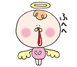 Angel and Devil who imitates angel sticker #5721140