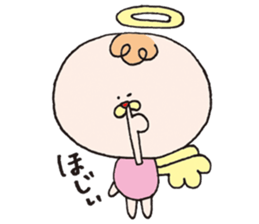 Angel and Devil who imitates angel sticker #5721146