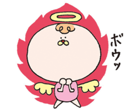 Angel and Devil who imitates angel sticker #5721150