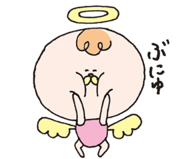 Angel and Devil who imitates angel sticker #5721154