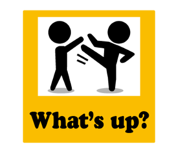 Pictogram Sign (Eng.) sticker #5721664