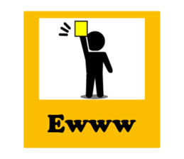 Pictogram Sign (Eng.) sticker #5721666