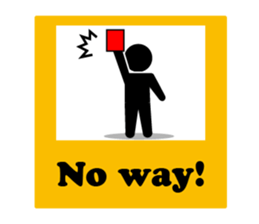 Pictogram Sign (Eng.) sticker #5721667