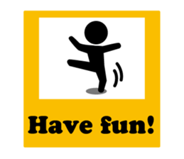 Pictogram Sign (Eng.) sticker #5721671