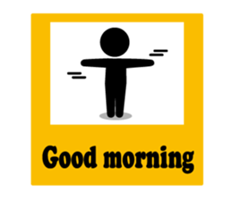 Pictogram Sign (Eng.) sticker #5721672