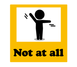 Pictogram Sign (Eng.) sticker #5721673