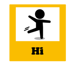 Pictogram Sign (Eng.) sticker #5721675