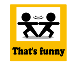 Pictogram Sign (Eng.) sticker #5721677