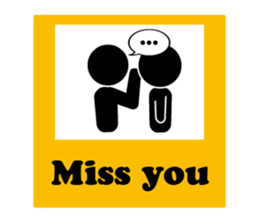 Pictogram Sign (Eng.) sticker #5721679