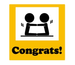 Pictogram Sign (Eng.) sticker #5721680