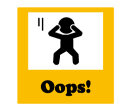 Pictogram Sign (Eng.) sticker #5721682