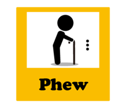 Pictogram Sign (Eng.) sticker #5721684