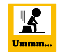 Pictogram Sign (Eng.) sticker #5721685