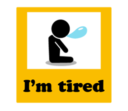 Pictogram Sign (Eng.) sticker #5721686