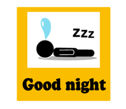 Pictogram Sign (Eng.) sticker #5721687