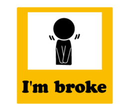 Pictogram Sign (Eng.) sticker #5721688