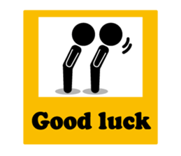 Pictogram Sign (Eng.) sticker #5721689