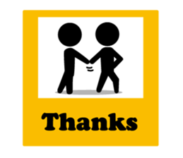 Pictogram Sign (Eng.) sticker #5721690