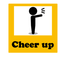 Pictogram Sign (Eng.) sticker #5721691