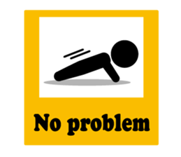 Pictogram Sign (Eng.) sticker #5721692