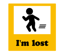 Pictogram Sign (Eng.) sticker #5721693