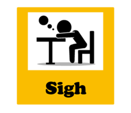 Pictogram Sign (Eng.) sticker #5721694