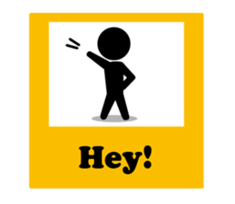 Pictogram Sign (Eng.) sticker #5721695