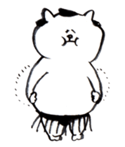 cat rikishi -nyankoyama- sticker #5721994