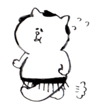cat rikishi -nyankoyama- sticker #5722005