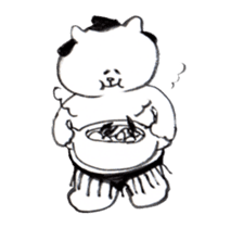 cat rikishi -nyankoyama- sticker #5722009