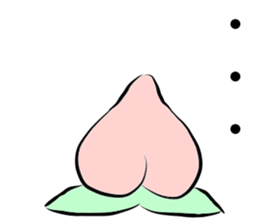 THE PEACH MAN sticker #5722173