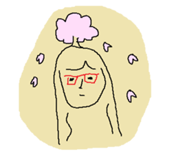 nanae girl Sticker sticker #5722599