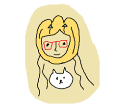 nanae girl Sticker sticker #5722600