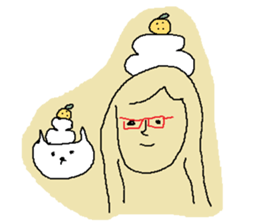 nanae girl Sticker sticker #5722603